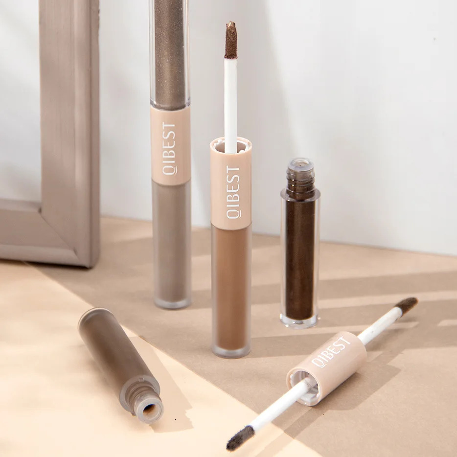 2 In 1 Stick Pearly Matte Eyeshadow Cream Smooth Nude Eye Makeup Liquid Contour Shadow Stick Waterproof Shimmer High Light Pen 240620