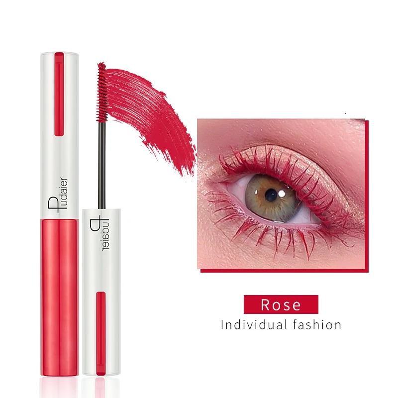 Fashion White Mascara Makeup 4D Silky Natural Long Lash Mascara Waterproof Mascara Extension Thick Lasting Curling Mascara Rimel 240709