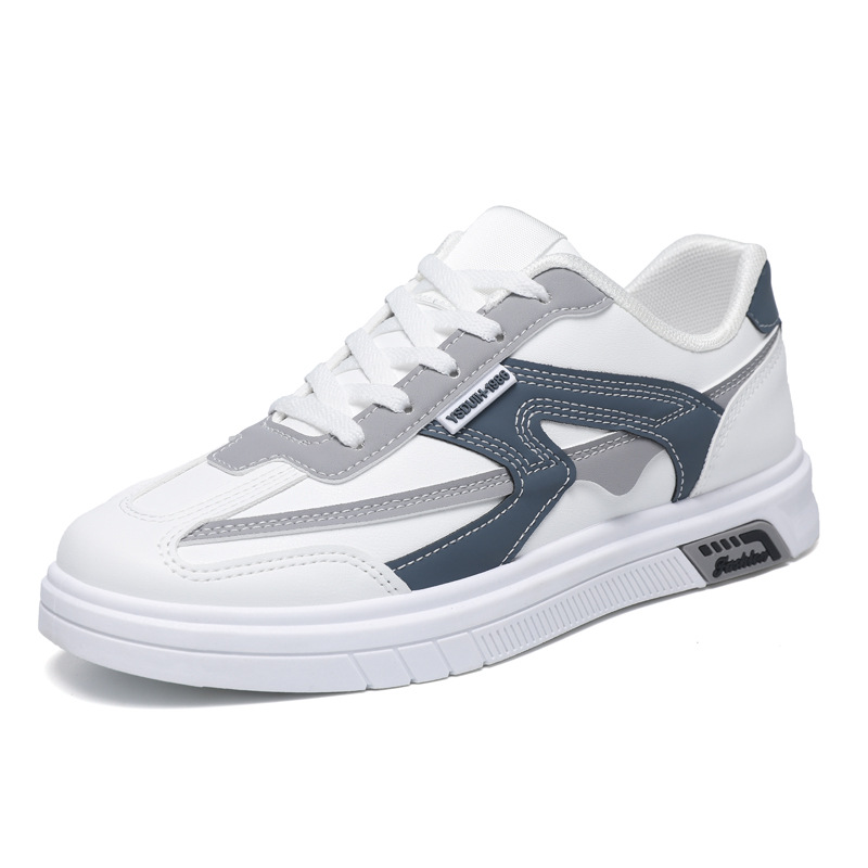 Men Shoes New Casual Shoes Low top Shoes Trendy White Shoes Korean Version Seasons Fashion Shoes Brown Free shipping