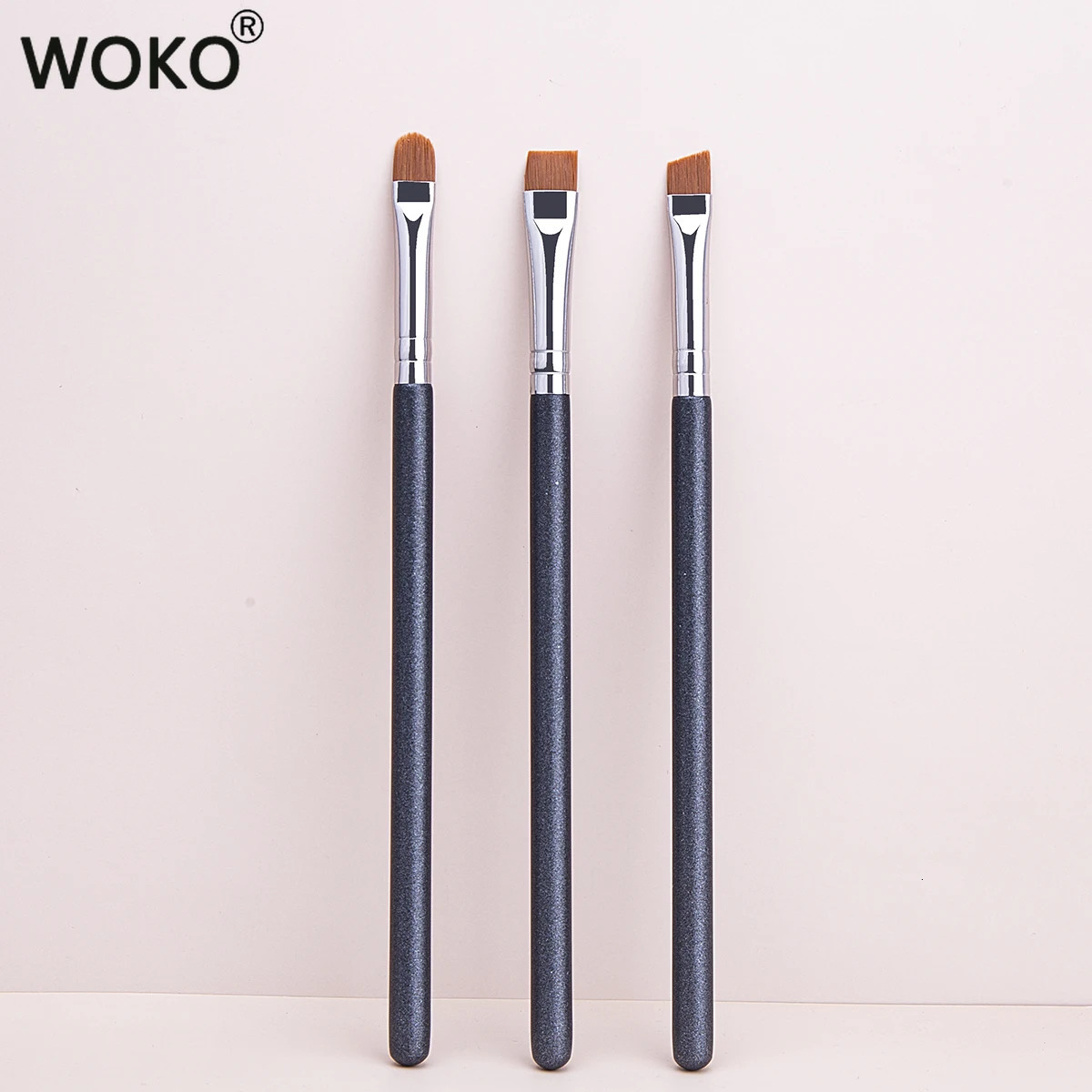 212 Flat Eyebrow Brush Ultrathin Eyebrow Makeup Brushes Flat Eyeliner Brush Thin Eye Liner Brow Contour Beauty Brush Tool 240620