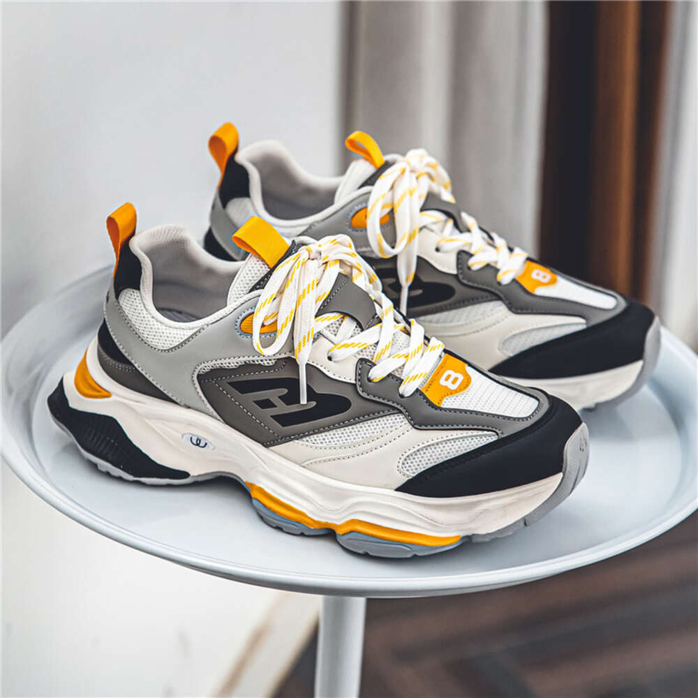 Ddmysports P Vintage Thick Soled Dad Versatile Casual Sports Shoes Men S Instagram New Trendy OUTDOOR