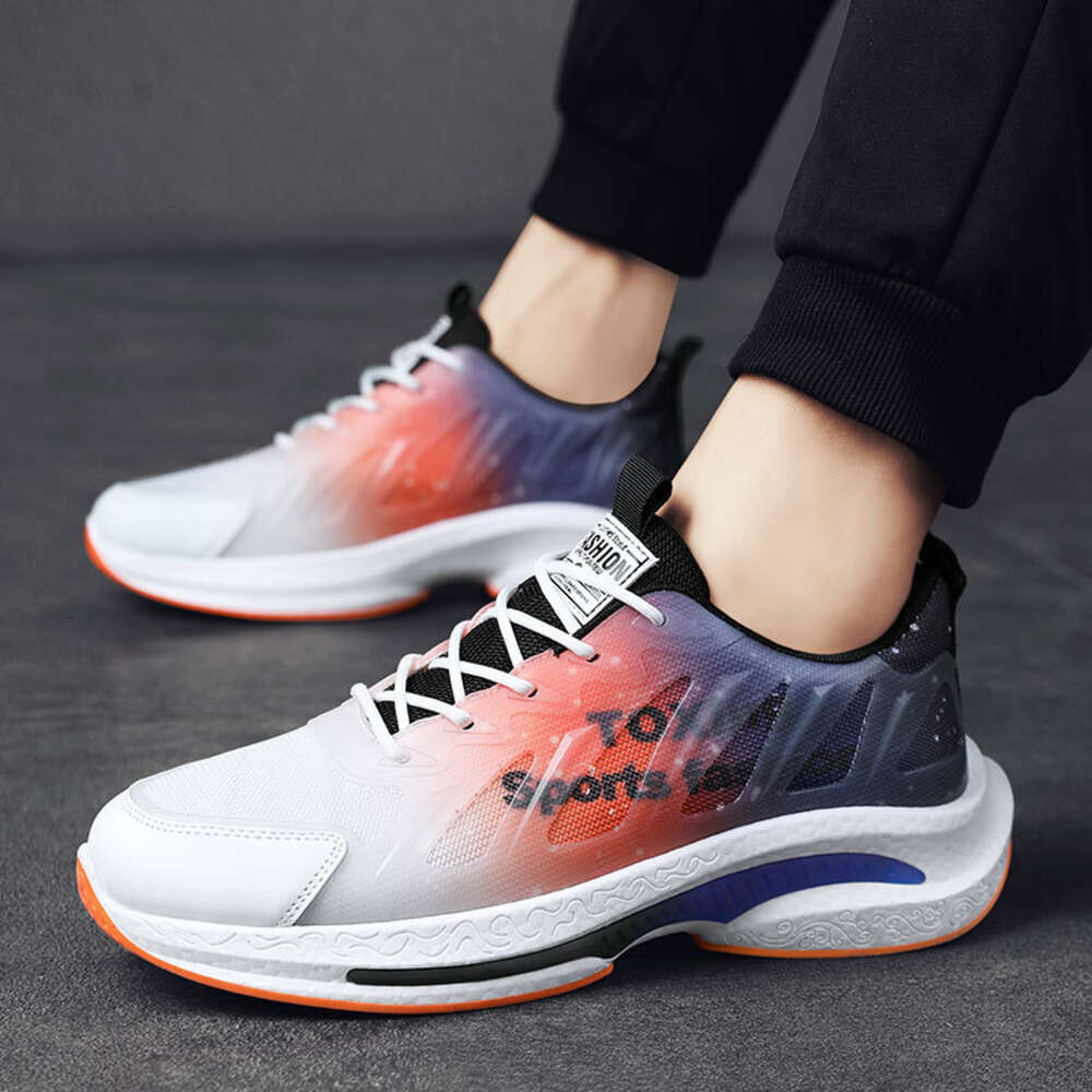 Ddmysports Men S Seasonal Fly Woven Breathable Mesh Running Shoes Korean Version Fashionable Student Casual Men Sports OUTDOOR