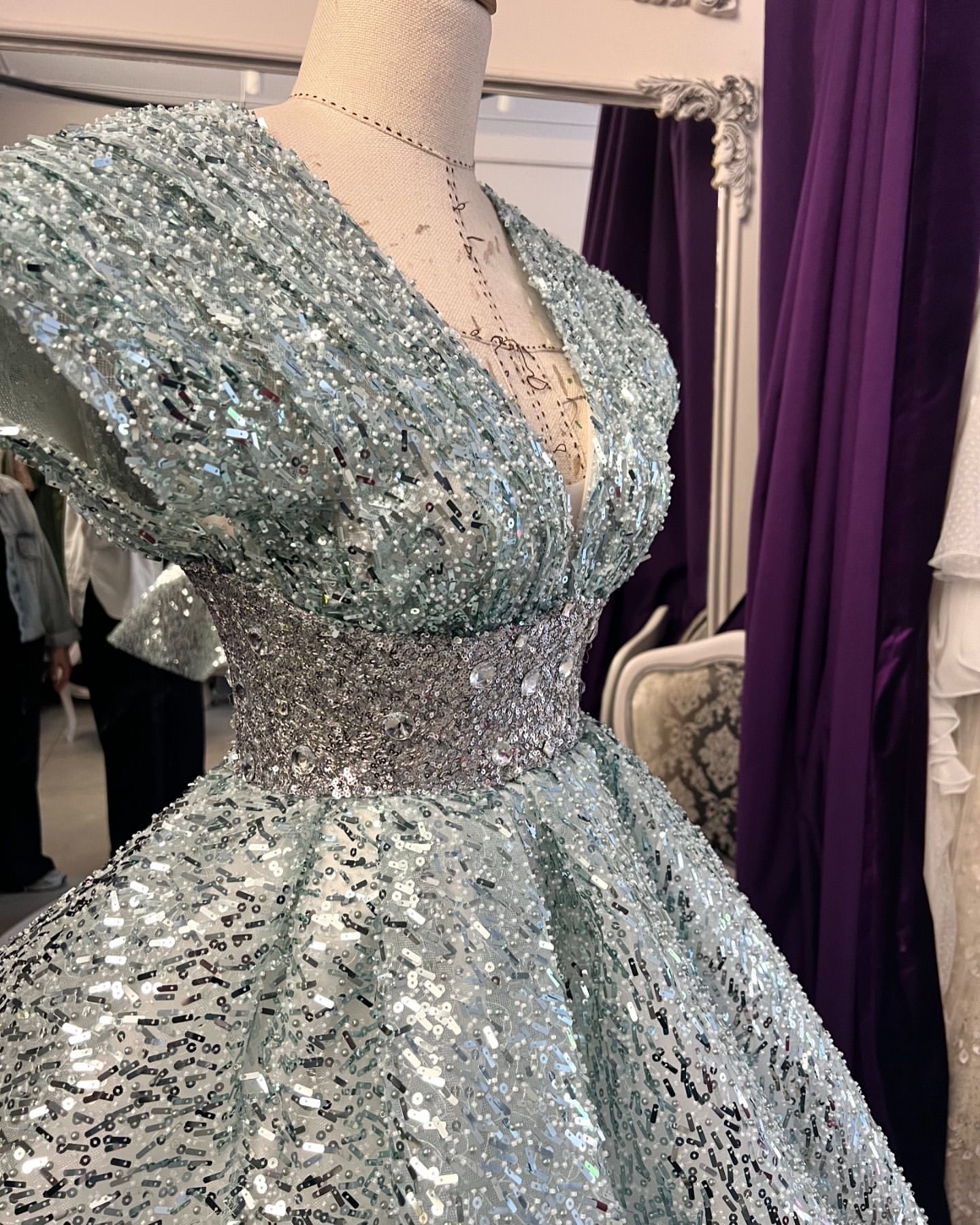 2023 sage aline graduation dress sequined lace beaded short mini homecoming party formal cocktail prom bridesmaid gowns dresses zj417