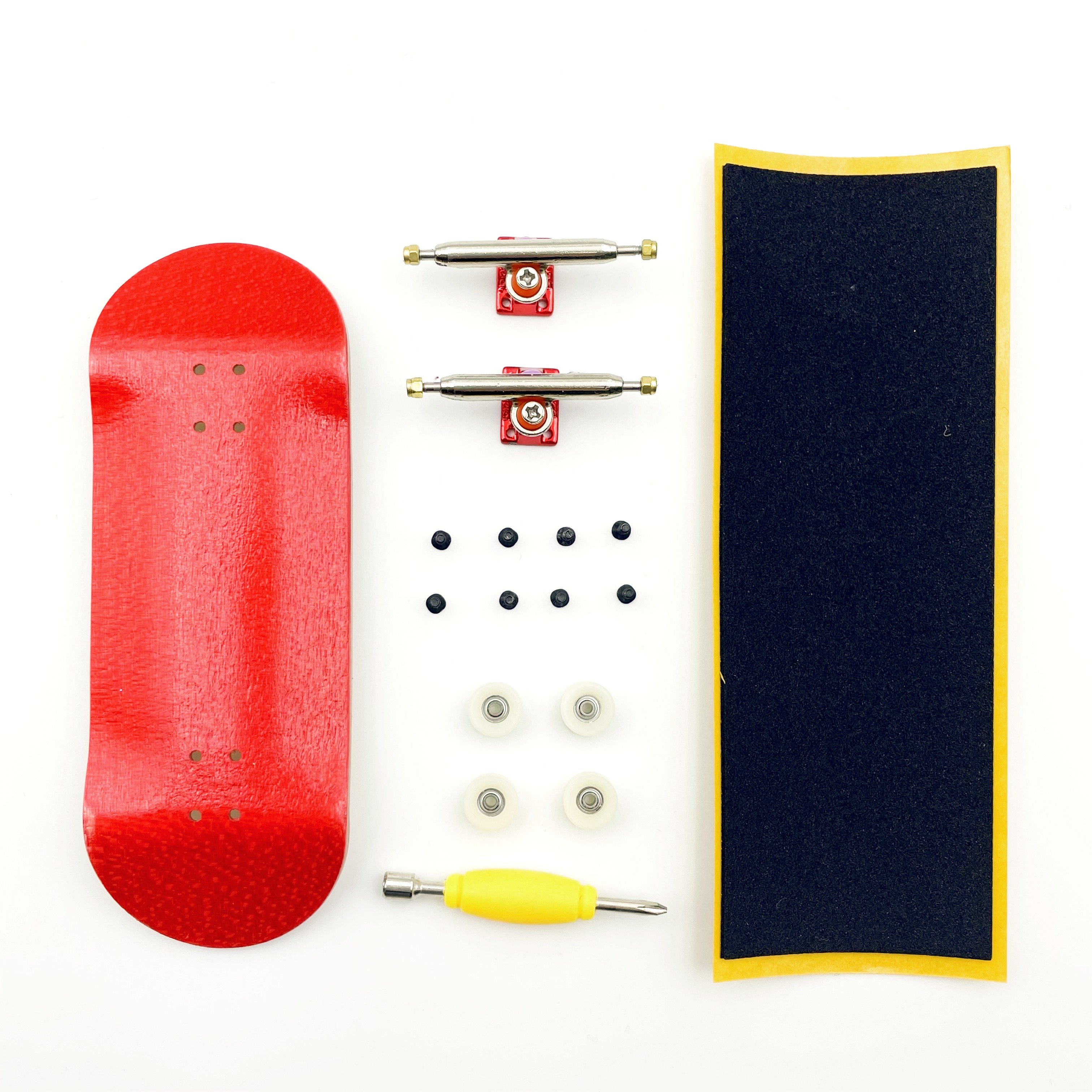 97*34mm Fingerboard Set Low Concave Handmade Deck Professional V2 Finger Skateboard Trucks ABEC 7 Bearing Urethane Wheels
