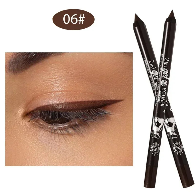 Long Lasting Eyeliner Pencil Colourful Pigment Waterproof Blue Black White Color Gel Eye Liner Pen Makeup Eye Beauty Cosmetics 240620