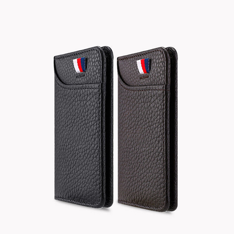 Luxury Men Card Holder Leather Thin Mini Men's Wallet Small Pocket Purse Women Bank Credit Card Holder for Men Card Wallets