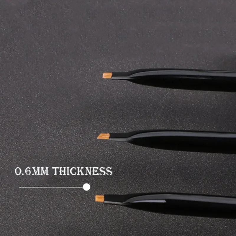 Brush Eyebrow Eyeliner Brush Professional Small Angled Eyebrow Brush Brow Contour Brush Fine Eyeliner Brush Makeup Tools 240620