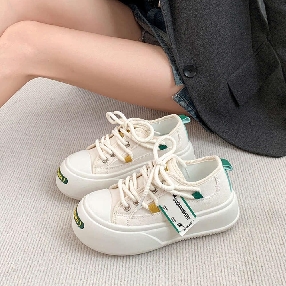 Ddmysports Little White Women S Spring New Korean Edition Instagram Female Student Leisure Sports Versatile Board Shoes Street Shoot K OUTDOOR