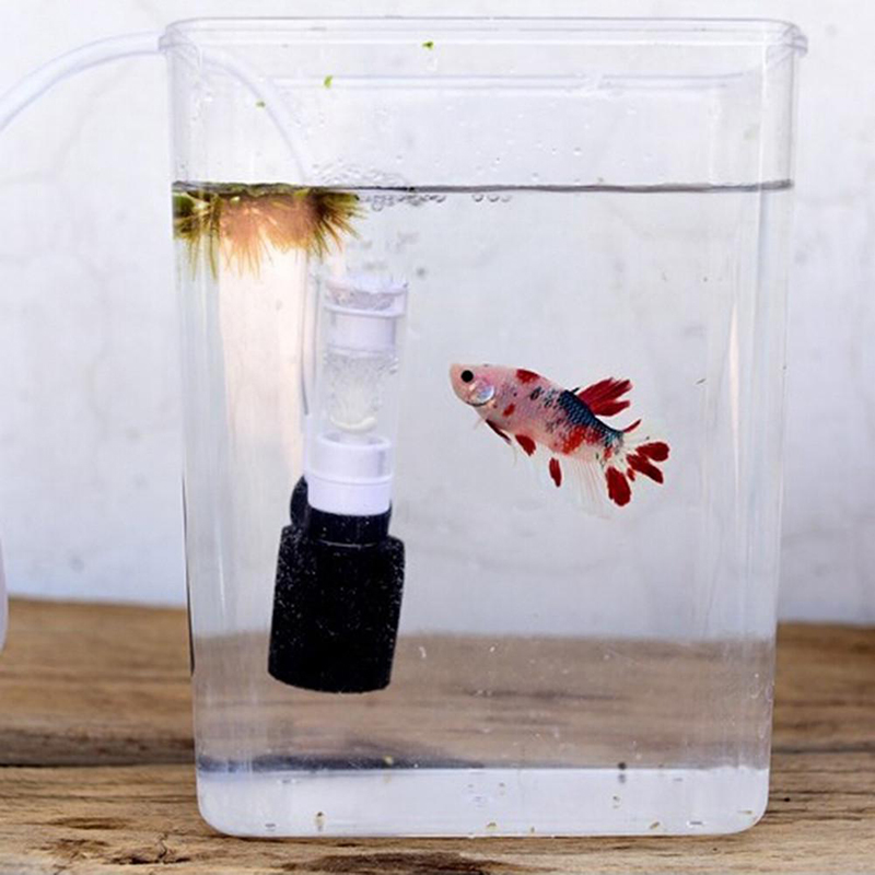 Mini Aquarium Purifier Ultra-quiet Fish Tank Filter Submersible Biochemical Filter Aquarium Accessories for Increase Oxygen