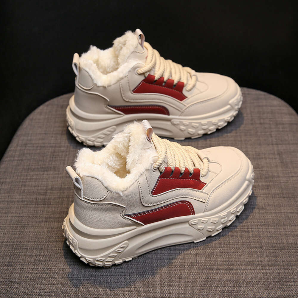 Ddmysports Korean Version Of Father S For Women In Winter Plush Insulation And Versatile Inset Trend Student Casual Sports Cotton Shoes JC OUTDOOR