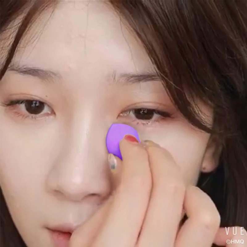 11Pcs Makeup Sponge Set With Storage Box Foundation Blending Soft Beauty Egg Mini Finger Cosmetic Puff Dry and Wet Combined 240620