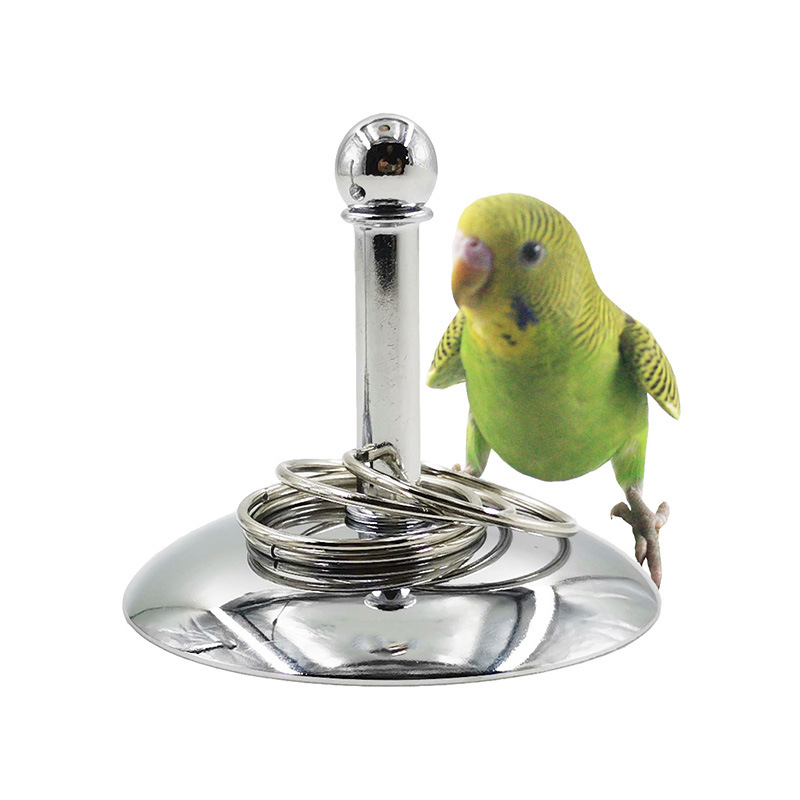 Pet Bird Toys Metal Platform Ferrules Toy Parrot Puzzle Interactive Toy Parakeet Training Intelligence Development Bird Supplies