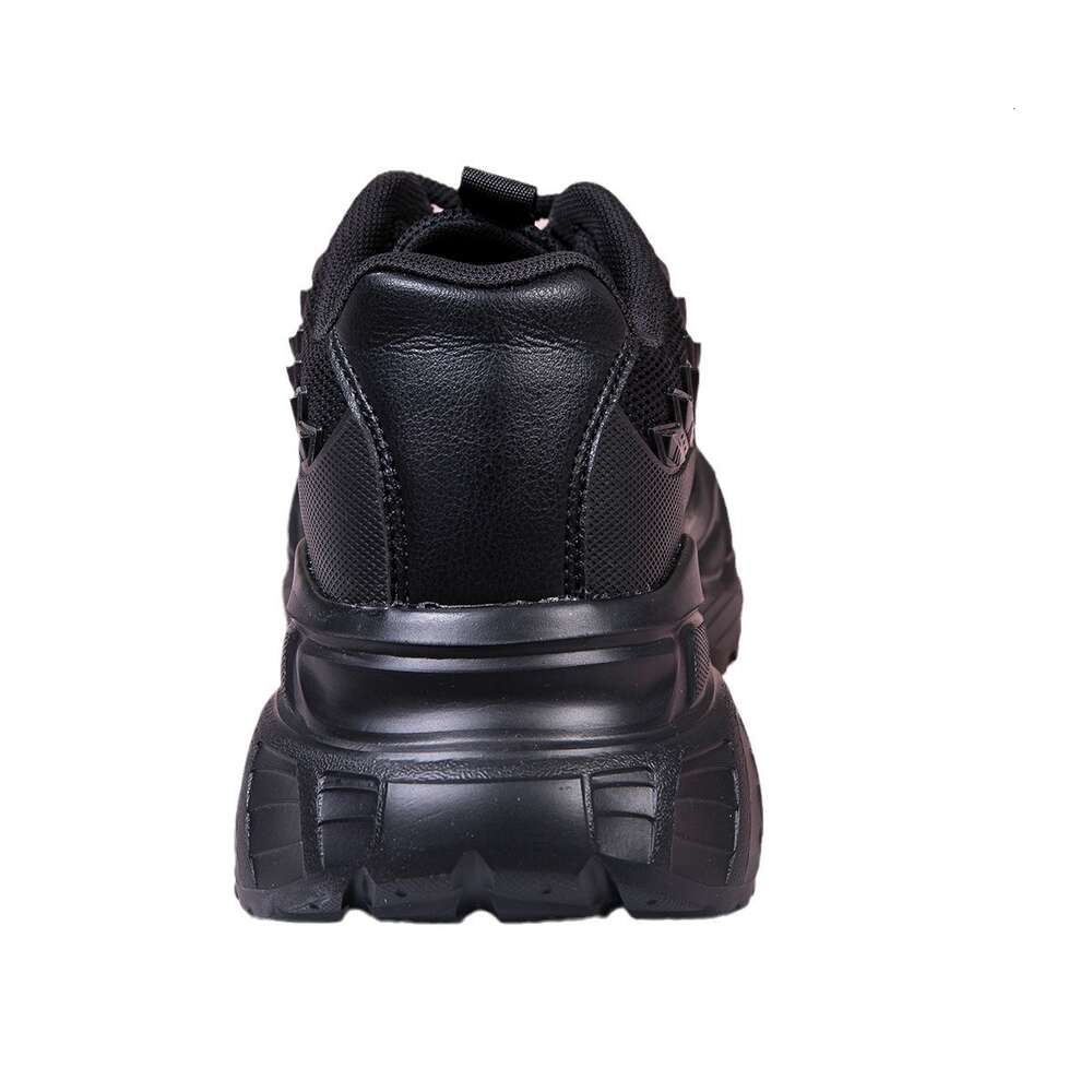 Dad's for Men and Women 2024 New Summer Breathable Thick Elevated Soft Sole Black Casual Sports Shoes