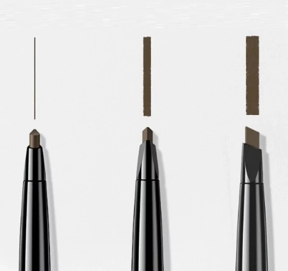 2 in 1 Eyebrow pencil professional Cosmetics makeup for women 5 Colors Waterproof Eyebrow Tattoo brush Long Lasting eyebrow pen 240620