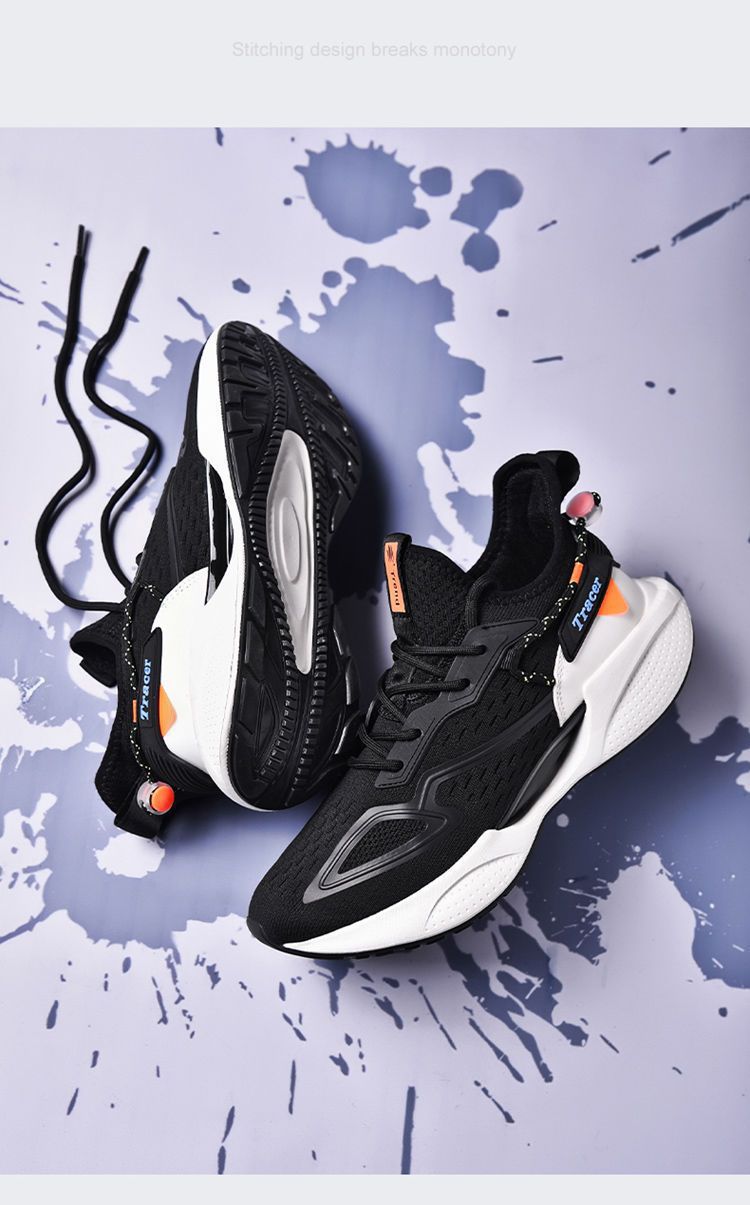 New men's casual shoes low-top breathable single shoes men's sneakers fashion men's shoes grey