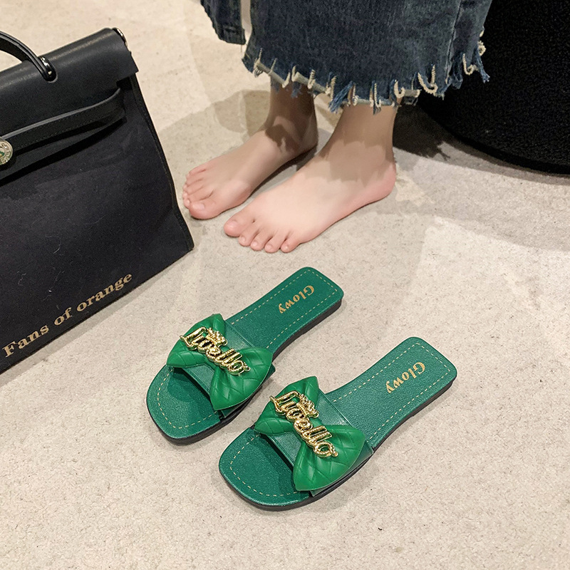 Sandal Lady Summer Flip-Flops Non-Slip Casual Beach Shoes Women Flat Slippers