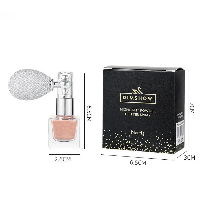 Face Body Diamond Highlight Gold Silver Glitter Highlighter Powder Shimmer Contour Blush Powder Eye Hair Makeup Cosmetics 240620