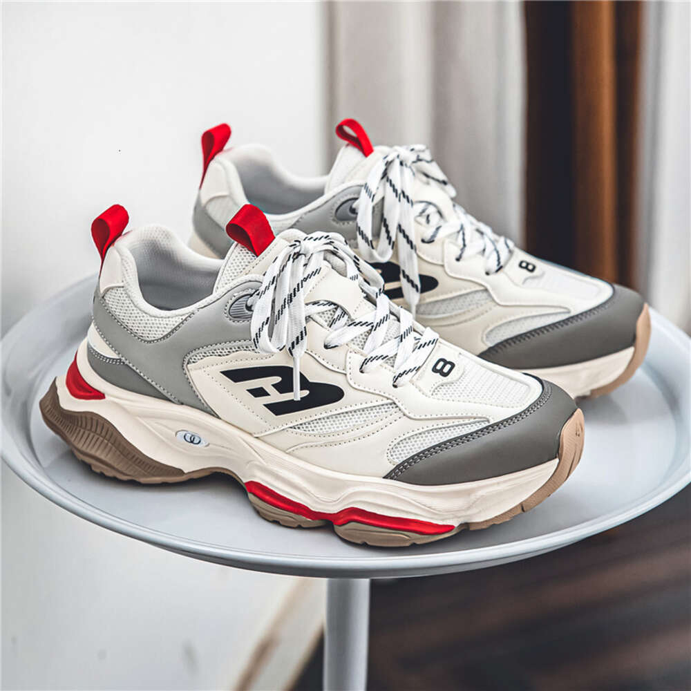 Ddmysports P Vintage Thick Soled Dad Versatile Casual Sports Shoes Men S Instagram New Trendy OUTDOOR