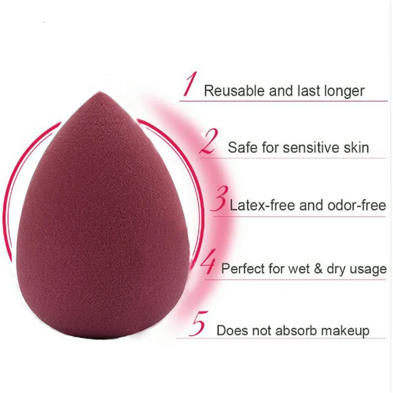 Wholesale L Makeup Sponge Water drop shape Puff Concealer Powder Smooth Beauty Cosmetic makeup sponge tool 240620
