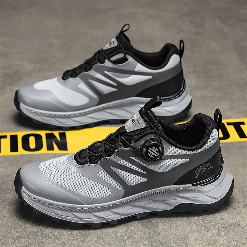 Ddmysports Casual Sport Men Spin Buckle Outdoor Running Mesh Breathable Training For GYM Work Out Shoes OUTDOOR