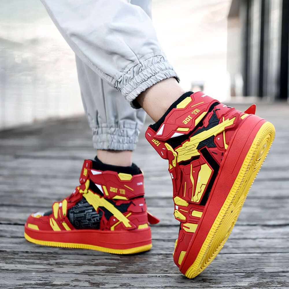 Ddmytiger Freedom Gundam Limited Edition High-top Canvas Shoes for Couples, Men's Basketball Shoes, Casual Sneakers, Fashionable Trendy Shoes