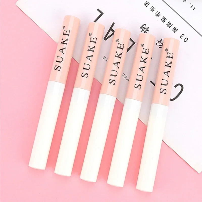 Ultra-fine Mascara Curl Thick Lengthening Eyelash Mascara Waterproof Non-smudge Brown Natural Curling Fine Brush Mascara Makeup 240709
