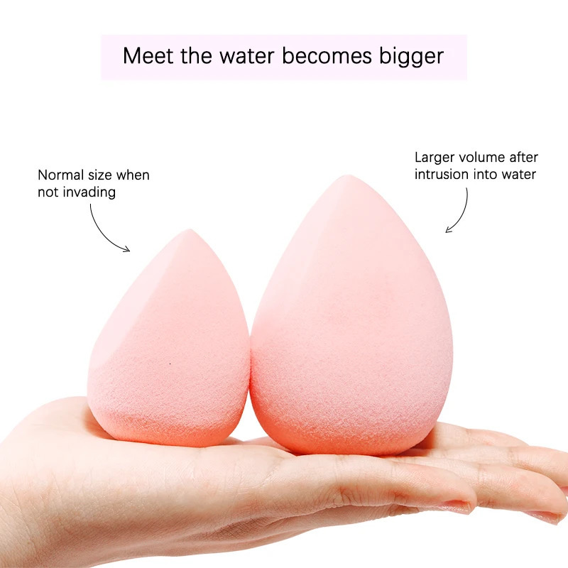 11Pcs Makeup Sponge Set With Storage Box Foundation Blending Soft Beauty Egg Mini Finger Cosmetic Puff Dry and Wet Combined 240620