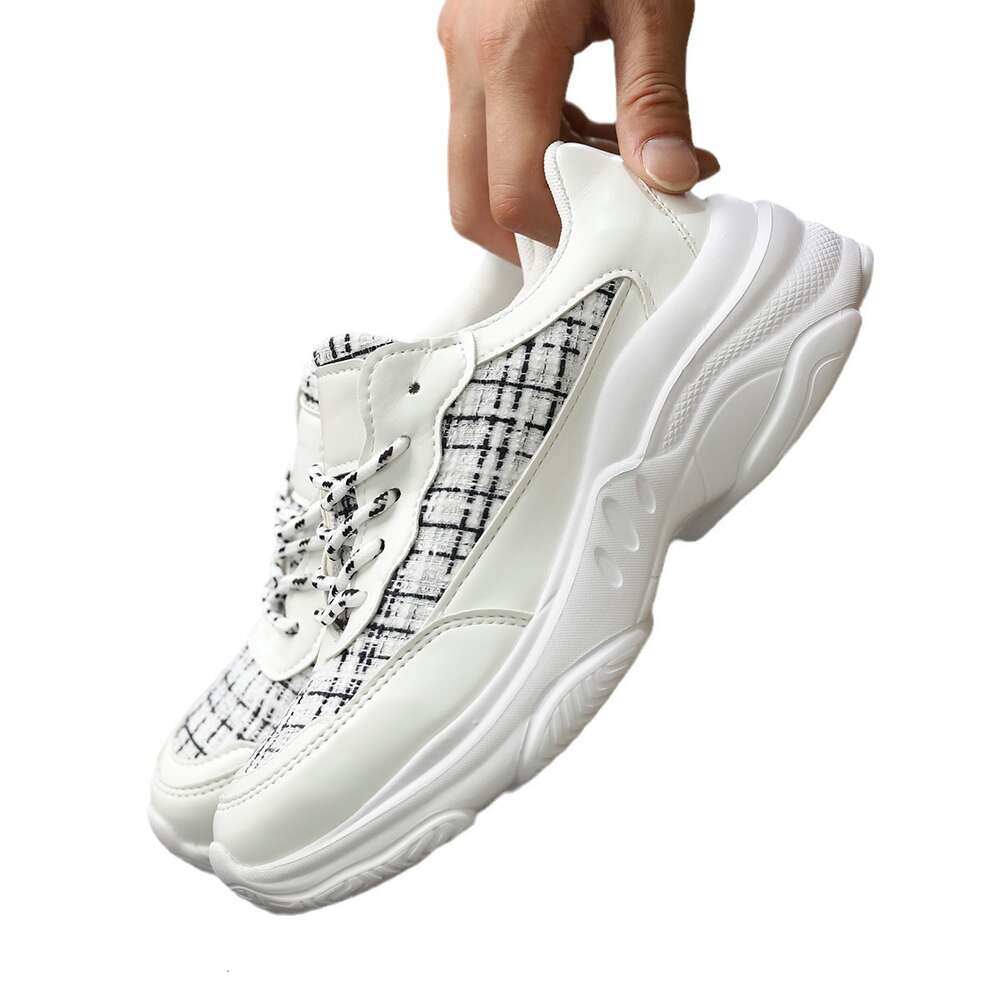 Oversized Thick Sole Mesh Casual Sports Autumn New Breathable Little White Shoes ddmythur