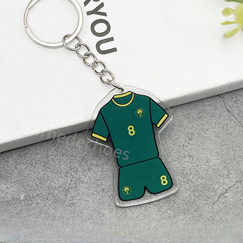 keychain designer keychain keychain football Jersey keyring Soccers Fans Keyring keychains designer Football European Championship key chain