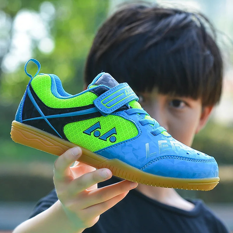 TaoBo Kid Size 31-37 Table Tennis Breathable Wear-resistant Childrens Sport Sneakers Training Comfortable Badminton Shoes 240620