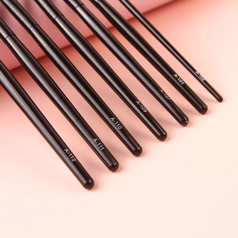 Natural Material Professional Makeup Brush Set Eye Shadow Powder Foundation Blush Contour Shadow Mixed Makeup Beauty Tool 240620