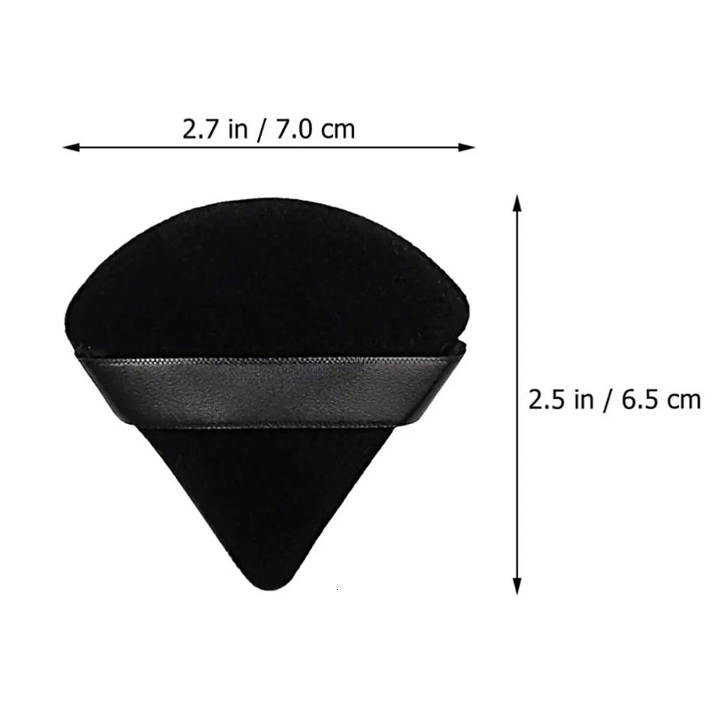 2/12Pcs Triangle Velvet Powder Puff Make Up Sponges for Face Eyes Con Shadow Seal Cosmetic Foundation Makeup Tool 240625