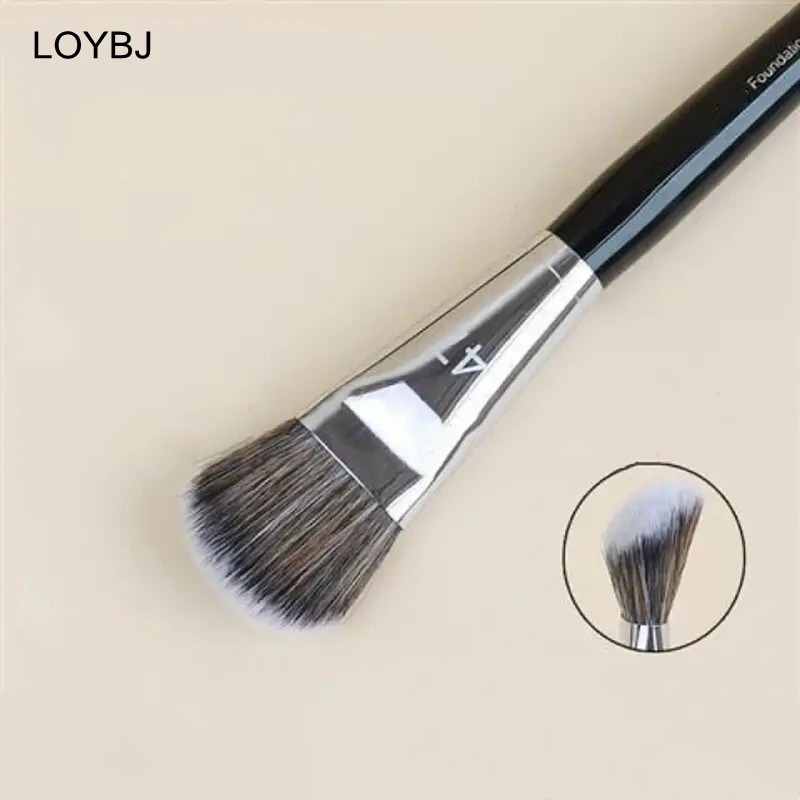 LOYBJ Professional Foundation Brush 47 Broom Head Liquid Foundation Shadow Concealer Brushes Women Face Base Makeup Beauty Tools 240620