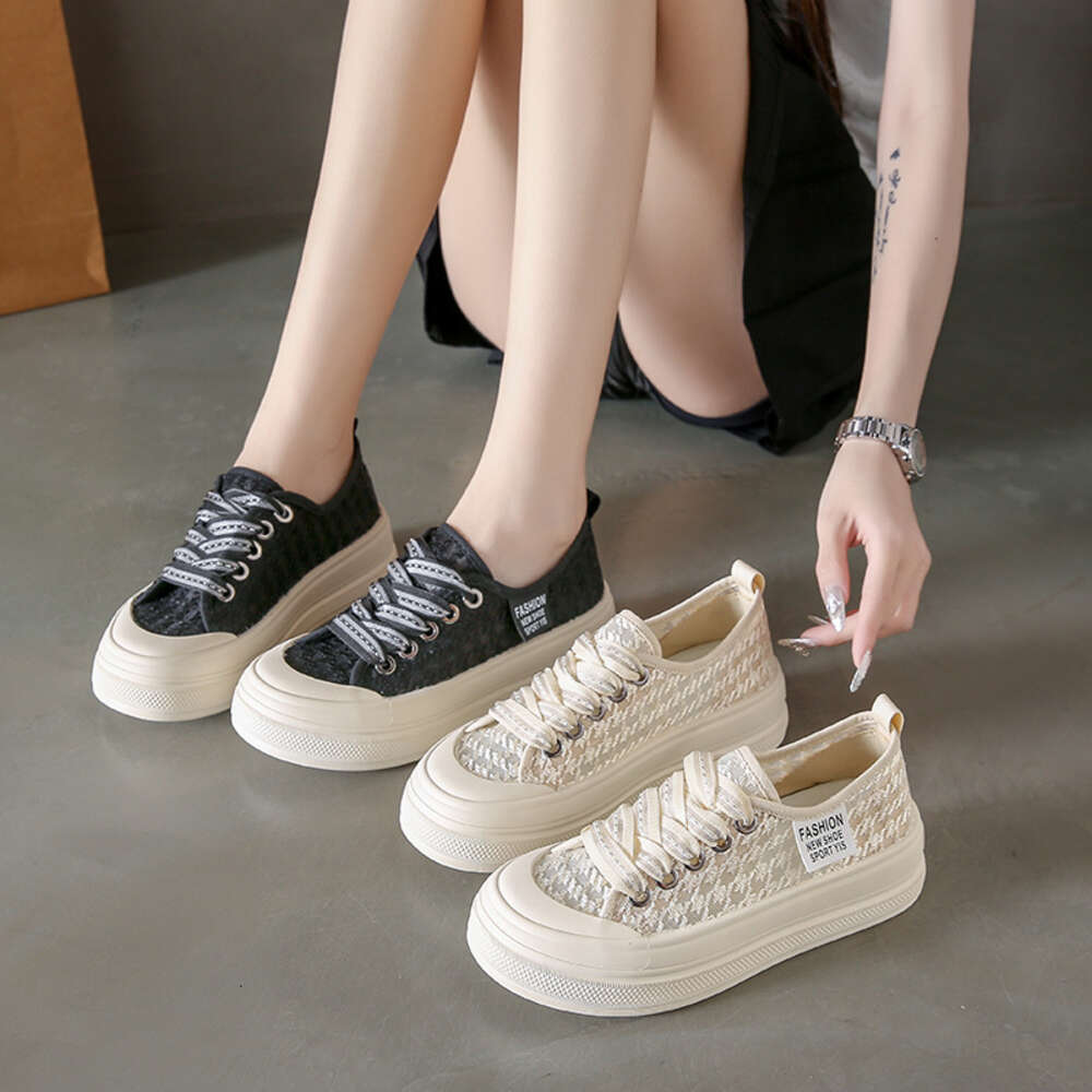 Ddmysports Summer New Instagram Korean Edition Ollow Small White Student Thick Sole Versatile Casual Breathable Women S Shoes ZY OUTDOOR