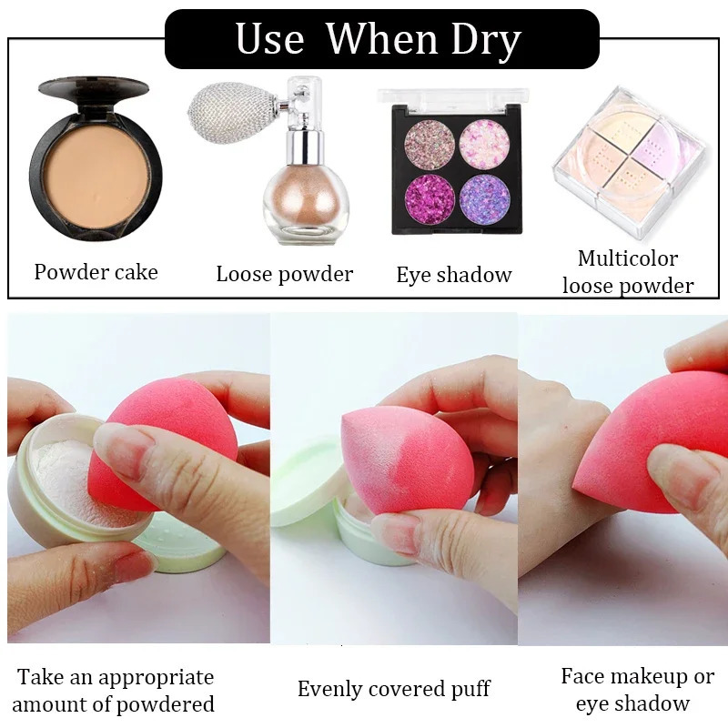 Black Makeup Applicator Super Soft Sponge Powder Blender Smooth Foundation Contour Blending Puff 240620