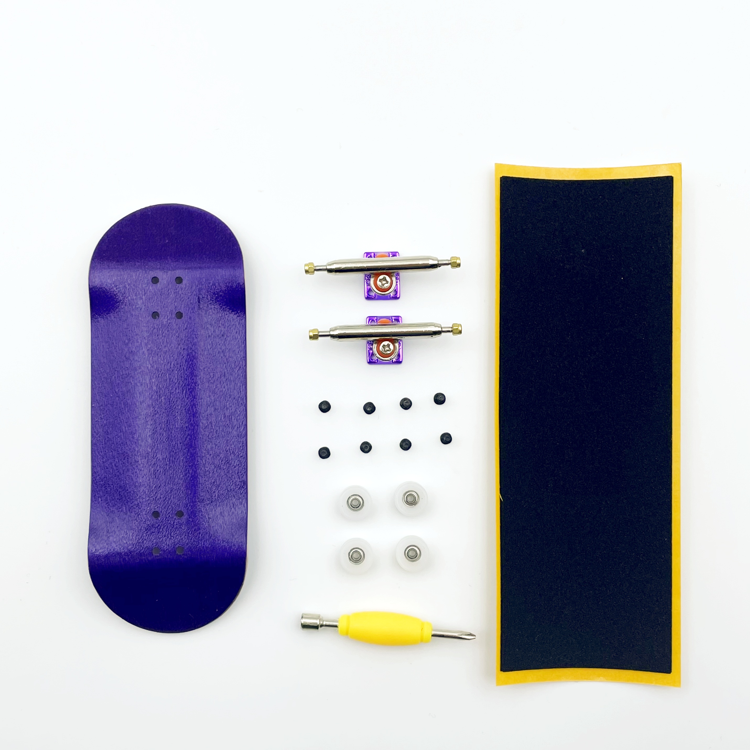97*34mm Fingerboard Set Low Concave Handmade Deck Professional V2 Finger Skateboard Trucks ABEC 7 Bearing Urethane Wheels