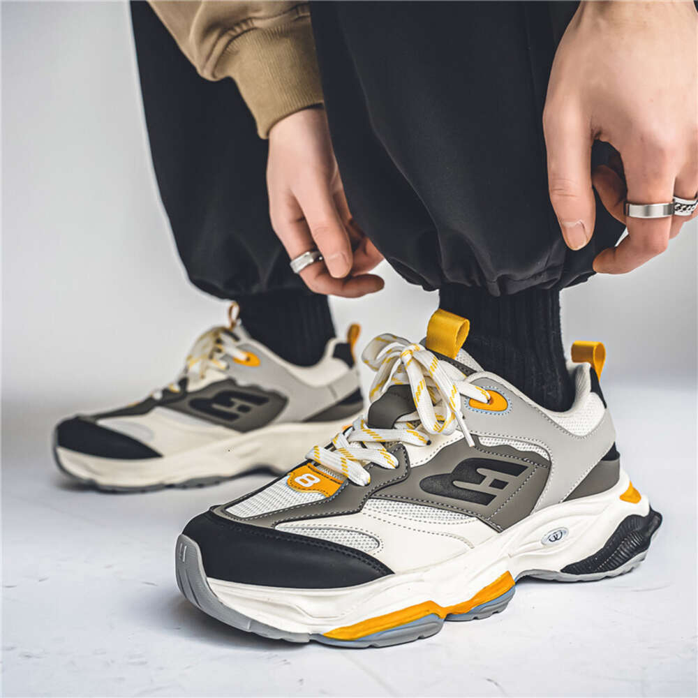 Ddmysports P Vintage Thick Soled Dad Versatile Casual Sports Shoes Men S Instagram New Trendy OUTDOOR
