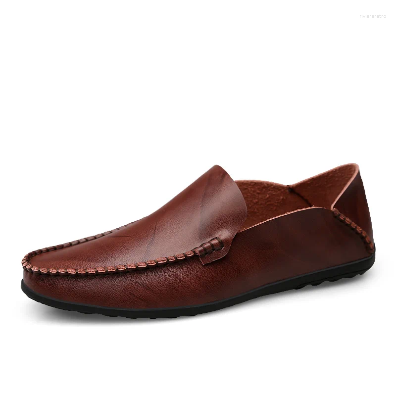 Casual Shoes Men Designer Loafers Slippers Sneakers 2024 Men's Fashion Handmade Retro Leisure Driving Moccasins Male
