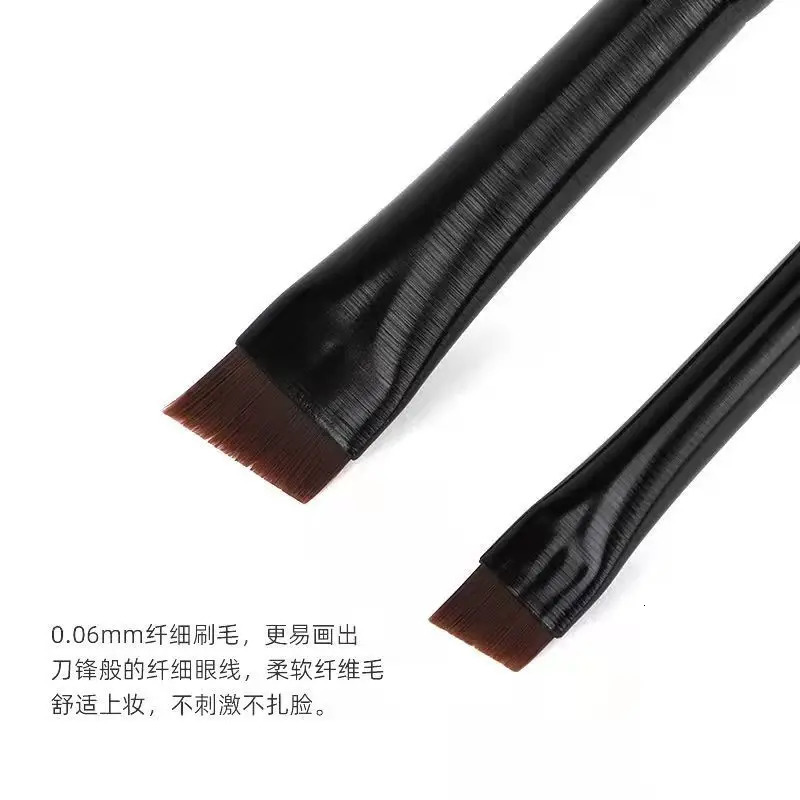2 pieces/set eyebrow contour brush eyebrow eyeliner brush portable small angle eyebrow brush female makeup tool 240620