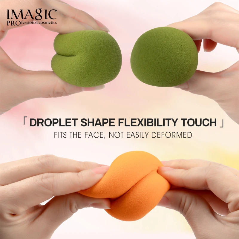 IMAGIC Makeup Sponge Professional Cosmetic Puff For Foundation Concealer Cream Beauty Make Up Soft Water Eyeshadows 240620