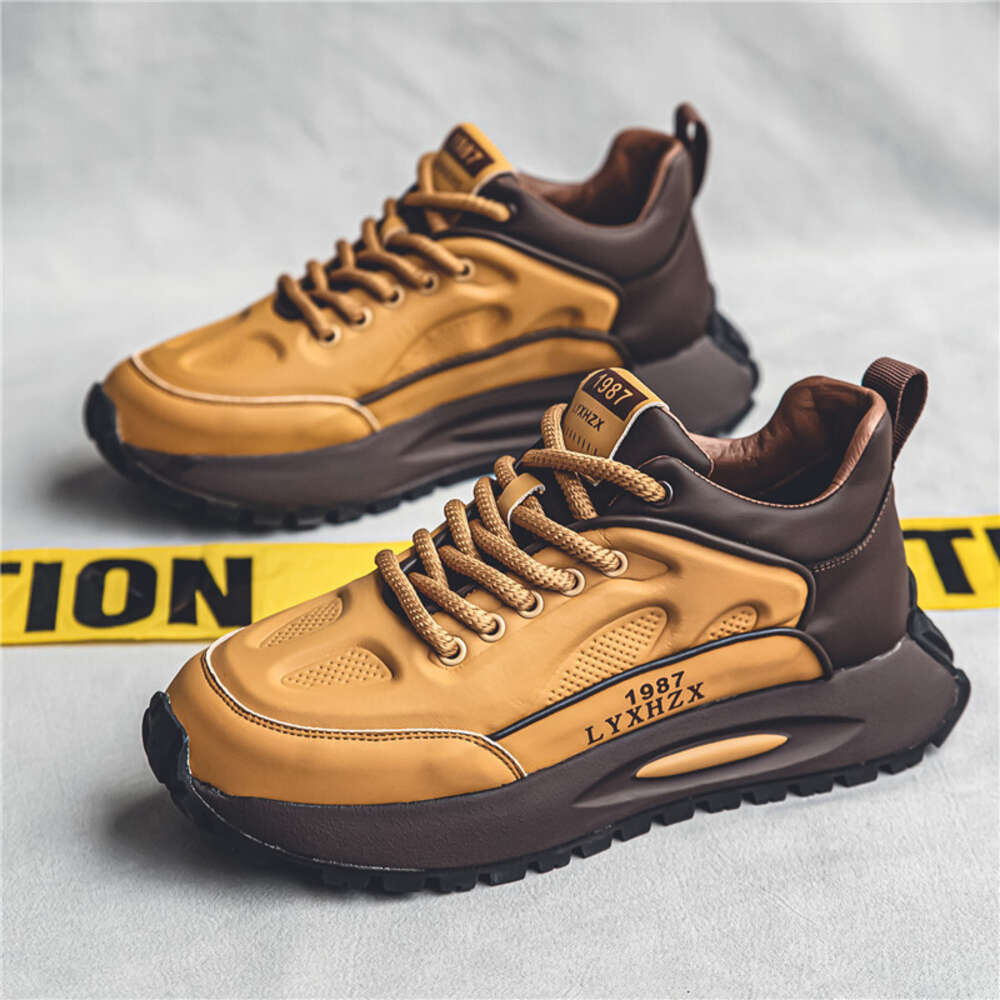 Ddmysports New Forrest Gump Men S Shoes Tiktok In Winter Class Sports Thick Soles High Profile Shoes For Men OUTDOOR