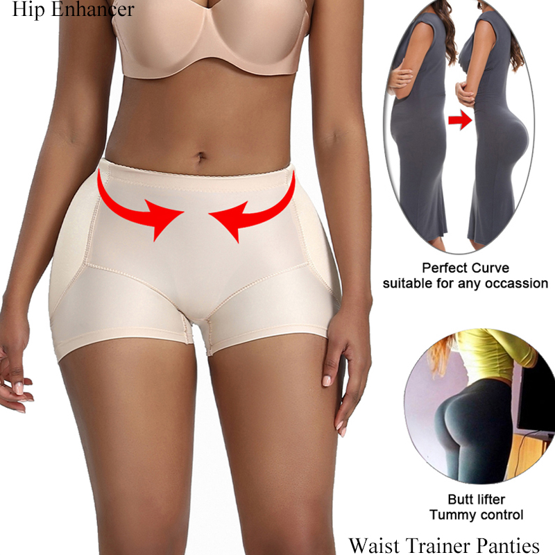 Women Butt lifter Pad Control Panties Body Shaper Hip Pad Underwear Fake Ass Panty Buttocks Waist Trainer Corset Shapewear