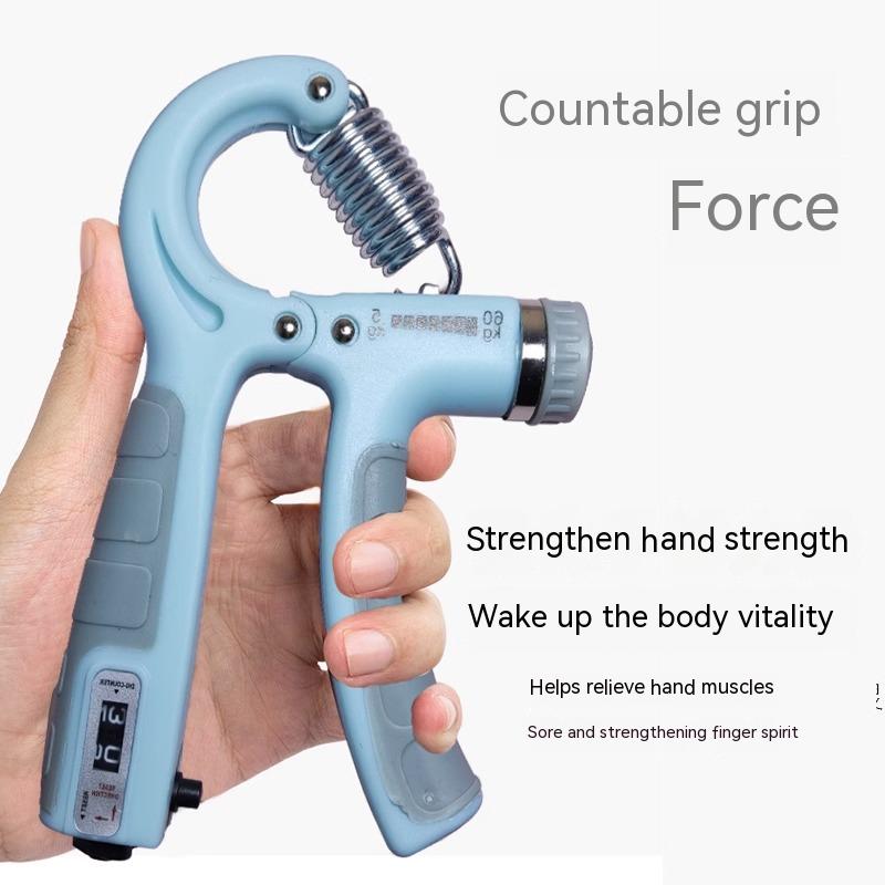 Grip Strength Trainer, Hand Grip Exerciser Strengthener with Adjustable Resistance, Hand Exerciser for Muscle Building and Injury Recover