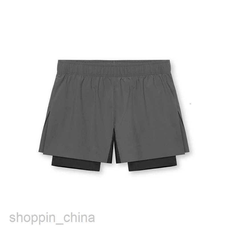 Men's Shorts New Men's Shorts, style with lining, fake two-piece 3-piece knee length basketball shorts, training and sports pants