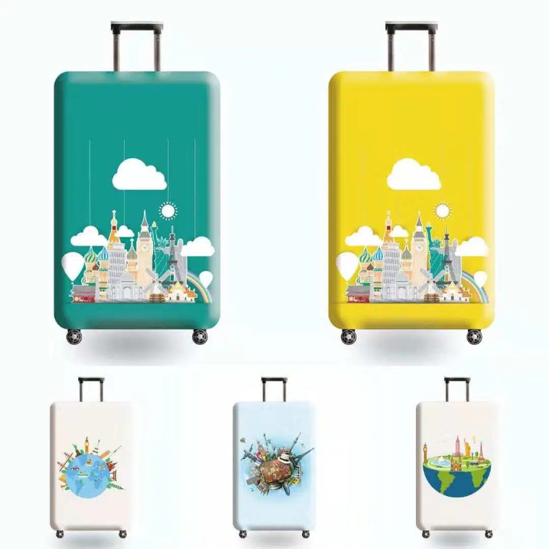 Luggage Protective Cover Thick Elastic Dustproof Suitcase Cover For 18-32 inch Bag Suitcase Trolley Cover Travel Accessories