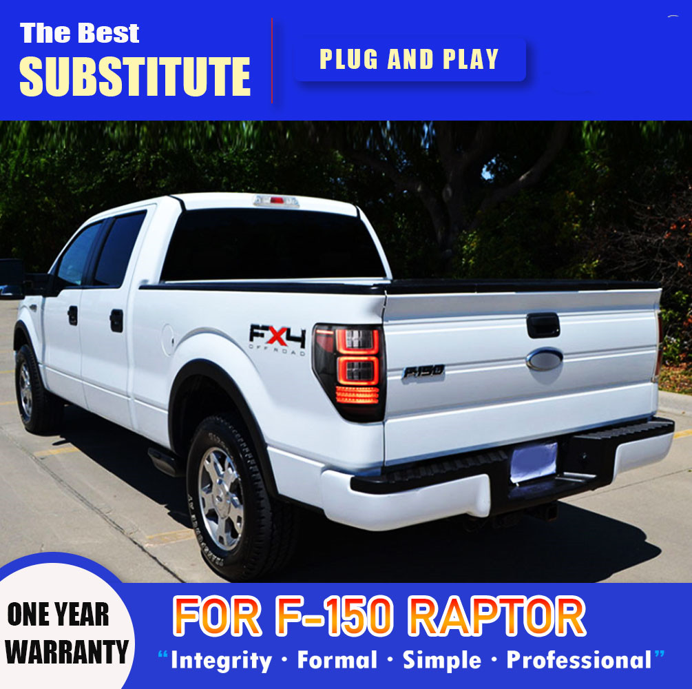 LED Taillight for Ford F-150 Raptor 2008-2013 LED Rear Tail Light Brake Warning Lamp Auto Part Taillight Assembly