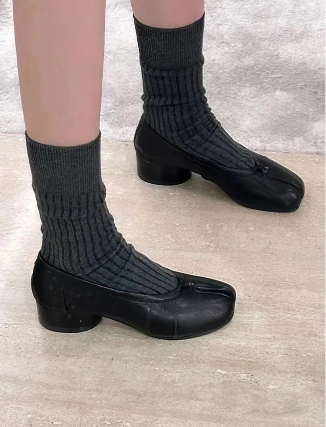 10A Tabi Ballet Latest Color Designer Classic Casual Women's Flat Ankle Genuine Leather Factory Shoes