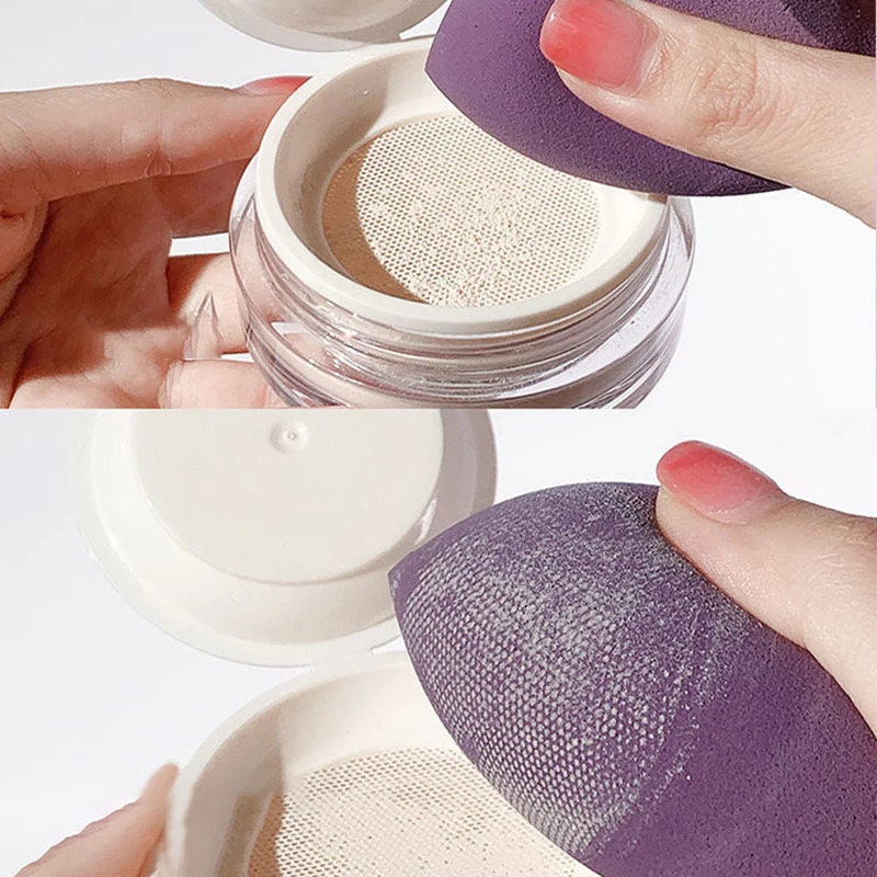 4pcs Color Makeup Sponge Dry Wet Dual-use Beauty Powder Puff Cosmetic Ball Foundation Powder Puff Bevel Cut Make Up Sponge Tools 240620