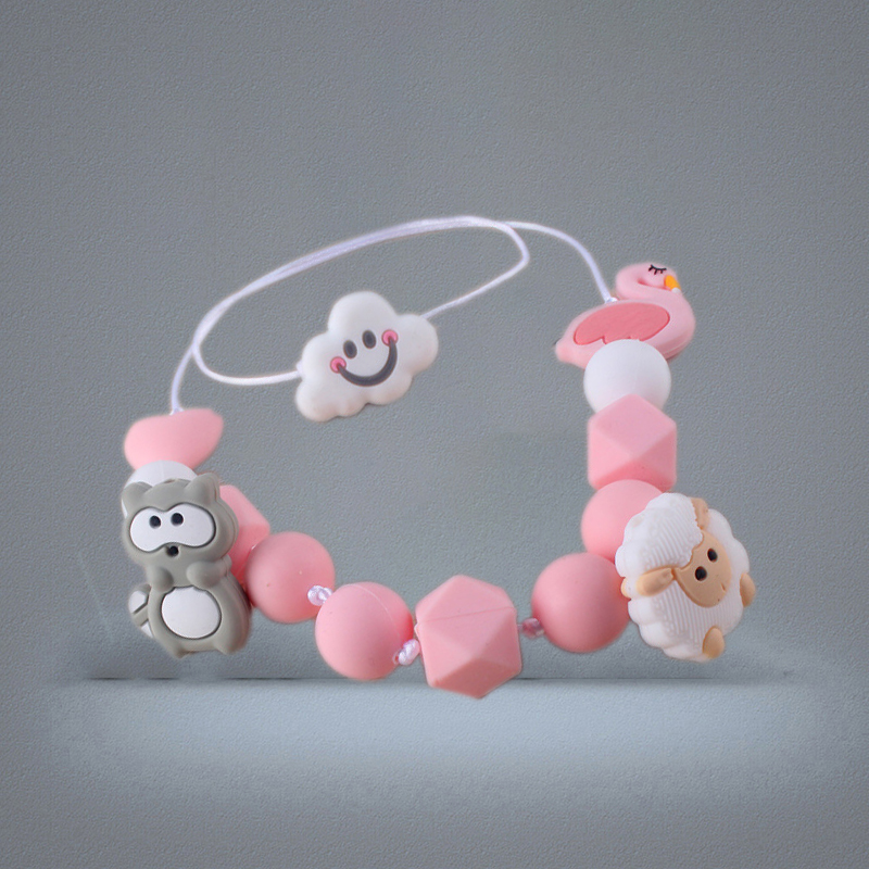 49 Styles 3cm Silicone Beads for DIY Baby Teethers Necklace Accessories grade BPA Animal Toddler teether M1960