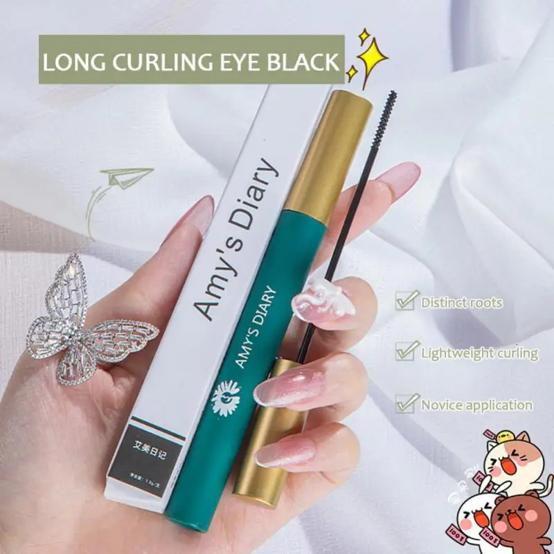 Black Mascara Lengthens Eyelashes Extra Volume Long Lasting Waterproof Natural Lashes Female Professional Makeup Korean Cosmetic 240620